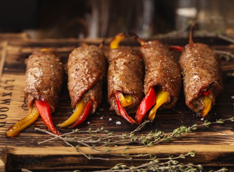 Яловичі пальчики з перцем